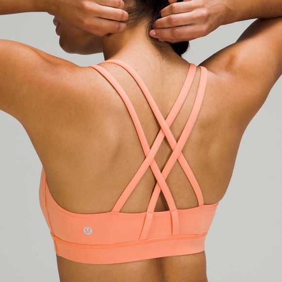 Lululemon Energy Bra Golden Apricot 4 - Picture 2 of 12